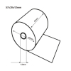123tinta rollo de papel termoadhesivo 57 × 30 × 12 mm blanco | 5 unidades 303650 - 2