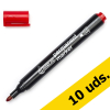 123tinta rotulador permanente rojo (2,5 mm) | Pack 10 uds 300398 - 1