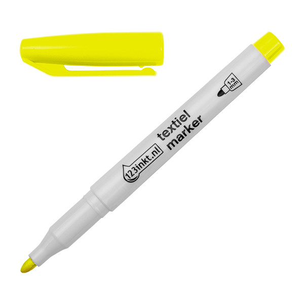 123tinta rotulador textil amarillo pastel (1-3 mm redondo) 1047065C 33311 300850 - 1