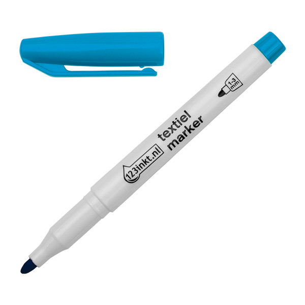 123tinta rotulador textil azul pastel (1-3 mm redondo) 300851 - 1