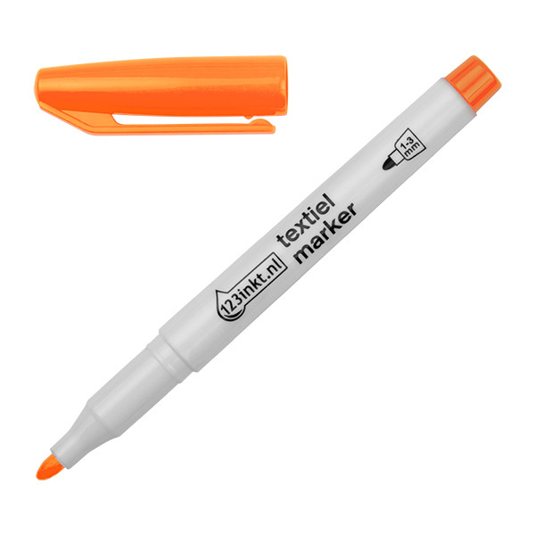 123tinta rotulador textil naranja (1-3 mm redondo) 300844 - 1
