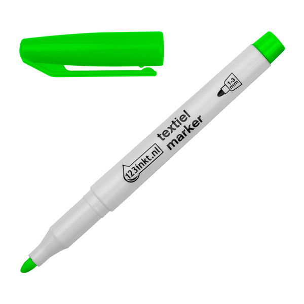 123tinta rotulador textil verde pastel (1-3 mm redondo) 300848 - 1