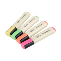123tinta rotuladores fluorescentes ecológicos | Pack 4 colores 390583