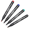 123tinta rotuladores permanentes negro, rojo, azul y verde | Pack 4 uds 300197 - 1