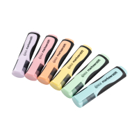 123tinta subrayadores de colores pastel | Pack 6 colores 300357