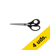 123tinta tijeras mango plástico 160mm | Pack 4 uds