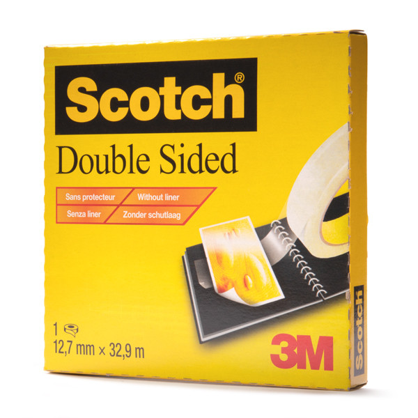 3M Cinta Scotch 665 de doble cara | 12 mm x 33 m