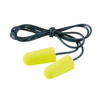 3M Ear Soft Tapones para los oídos de neón con cordón (200 pares) S3M00052