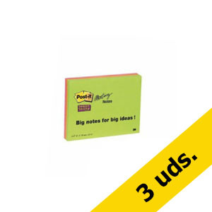 3M Pack x3: 3M Post-it notas (149 x 200 mm)  214585 - 1