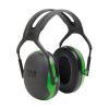 3M Peltor X1A negras/verdes orejeras con diadema S3M00067 - 1