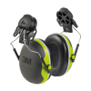 3M Peltor X4P3 Orejeras negras/lima con fijación para casco S3M00074 - 1