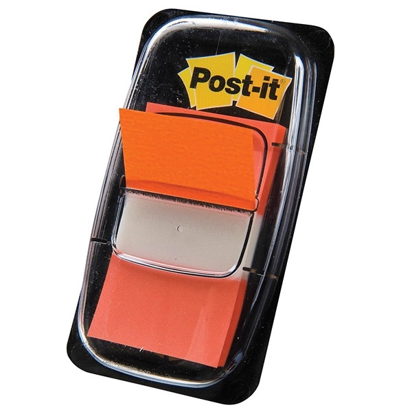 3M Post-it index estándar naranja 25,4 x 43,2 mm (50 pestañas) 680ORA 201486 - 1