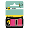 3M Post-it index estándar rosa 25,4 x 43,2 mm (50 pestañas)