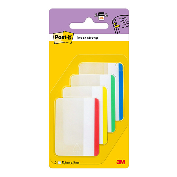 3M Post-it marcadores rigidos para carpetas de almacenamiento | 24 unidades