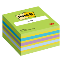 3M Post-it notas | verde neon | cubo | 76x76 mm 2028NB 201328