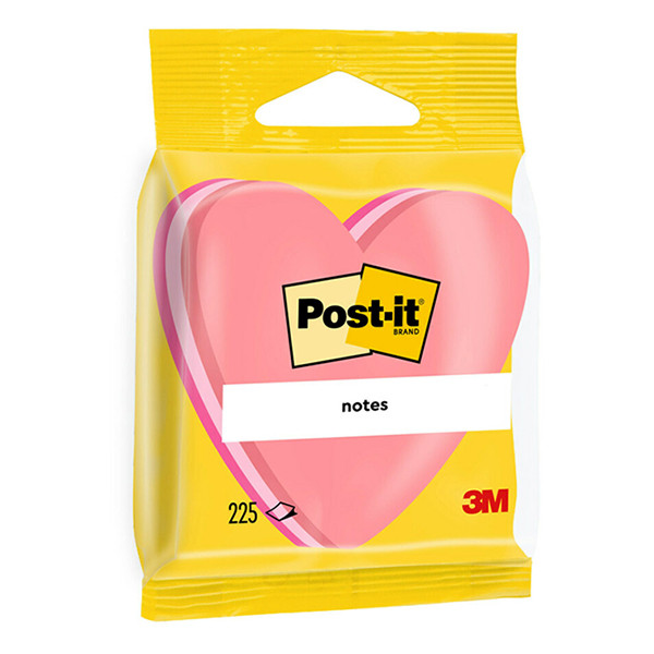 3M Post-it notas de corazón rosas (70 x 70 mm) 2007H 214581 - 1