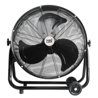 Abrila Ventilador Industrial Negro 180W 427491