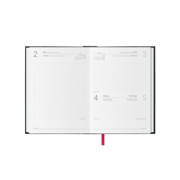 Agenda 2026 A5 día vista negra 426728 Agenda 2026 A5 día vista negra 426728 - 2