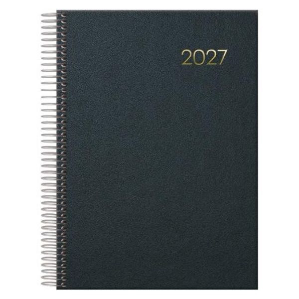Agenda 2027 A5 espiral día vista negra 427611 - 1