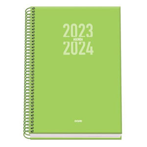 Agenda Escolar A5 Semana Vista (2023-2024) - Verde 51142 426205 - 1