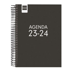 Agenda Escolar Día Vista (2023-2024) - Negro 645060324 426201 - 1