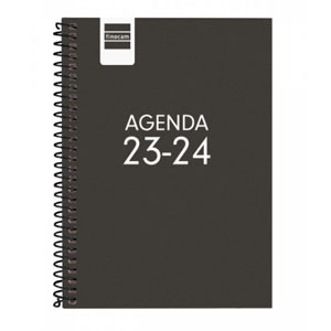 Agenda Escolar Semana Vista (2023-2024) - Negro 645000324 426202 - 1