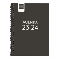 Agenda Escolar Semana Vista (2023-2024) - Negro 645000324 426202
