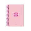 Agenda escolar A5 día página (2025-2026) - Rosa LP549 426618 - 1