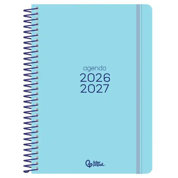 Agenda escolar A5 día página (2026- 2027) - Azul 426896 - 1