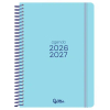Agenda escolar A5 día página (2026- 2027) - Azul 426896 - 1