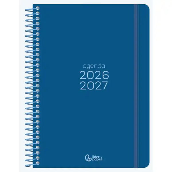 Agenda escolar A5 día página (2026- 2027) - Azul marino 426895 - 1