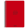 Agenda escolar A5 día página (2026- 2027) - Rojo 426898 - 1