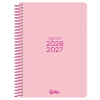 Agenda escolar A5 día página (2026- 2027) - Rosa 426899 - 1