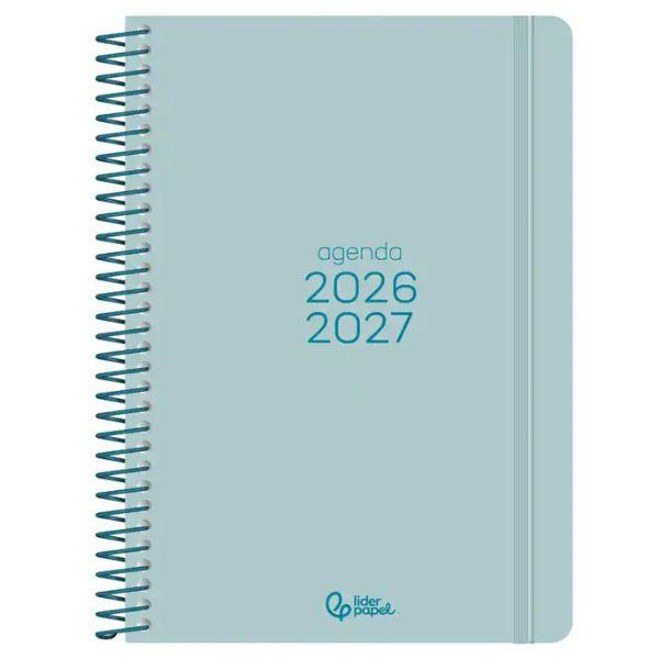 Agenda escolar A5 día página (2026- 2027) - Turquesa 426906 - 1