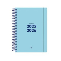 Agenda escolar A5 dia página (2025-2026) - Azul LP541 426613