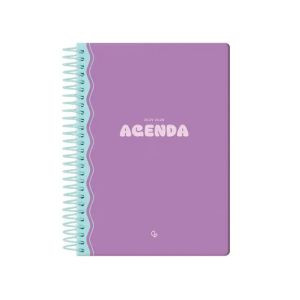 Agenda escolar A5 dia página (2025-2026) - Morada LP563 426620 - 1