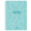 Agenda escolar A5 semana (2026- 2027) - Azul turquesa 426910 - 1