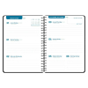 Agenda escolar A5 semana (2026- 2027) - Negro estampado 426907 - 2