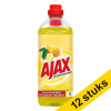 Pack 12 uds - Ajax Limpiador multiusos Limón Mediterráneo 1 Litro SAJ00045 - 1