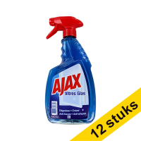 Pack Ahorro: 12x Ajax Spray limpiador de cristales Triple Action/Vitres (750 ml)