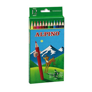 Alpino 010654 Caja de 12 lápices de colores  425009 - 1