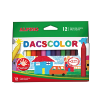 Alpino Dacscolor 12 ceras de colores semi blandas 426858
