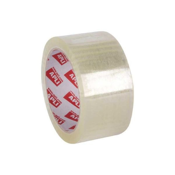Apli Basic cinta de embalaje transparente 48mm x 66m 427355 - 1