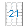 Apli Etiquetas A4 para congelador 63,5 x 38,1 mm — 21 por hoja | Pack 10 hojas 426385 - 1
