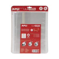 Apli Forro de Libro Ajustable 29 x 53 cm - 5 unidades 425318