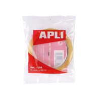 Apli cinta adhesiva transparente 12mm x 66m 427353