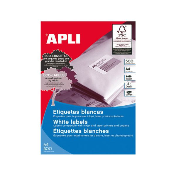 Apli etiquetas 105 x 148 mm 2.000 etiquetas 427480 - 1