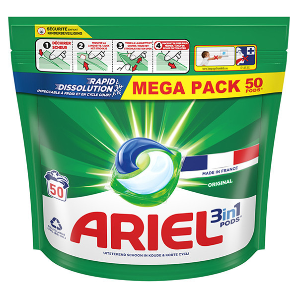 Ariel All-in-one Detergente en cápsulas Original (50 lavados) SAR05230 - 1