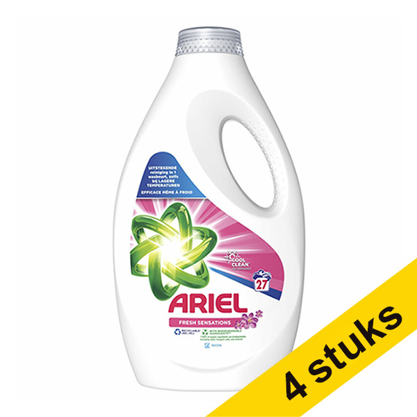 Pack 4 unidades - Ariel Detergente Líquido Fresh Sensation 1,215 litros | 27 lavados SAR05203 - 1