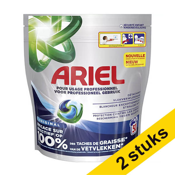 Ariel Professional Cápsulas de detergente regular (50 unidades) | Pack 2 uds SAR05519 - 1